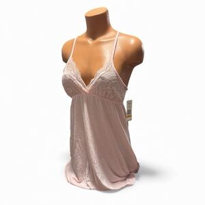 Flora Nightgown Pink Babydoll Size Small NWT